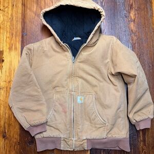 Carhartt Kids Brown Hooded Jacket